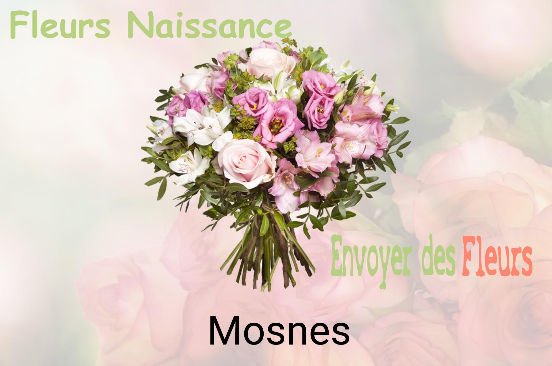 Bouquet de fleurs de naissance livré à Mosnes